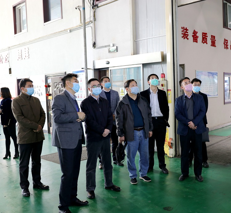 陜西省委軍民融合辦公室柳林副主任蒞臨西測參觀調(diào)研